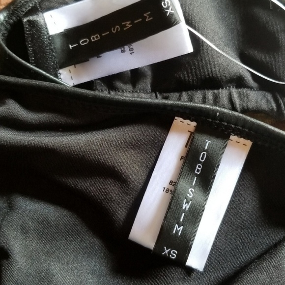 🆕️🏷NWT Faux Leather Swimsuit - Picture 7 of 7